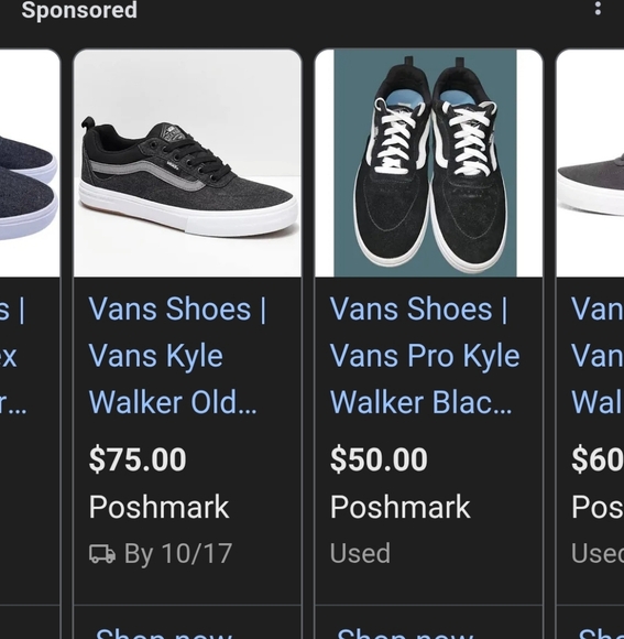 Vans Kyle Walker mens size 8.5 Vans Pro Black White - Picture 10 of 11